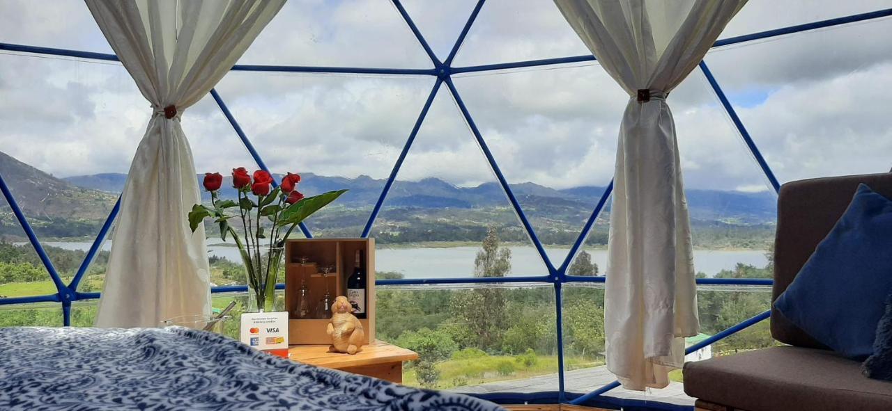 Отель Glamping Blue Гуатавита Экстерьер фото