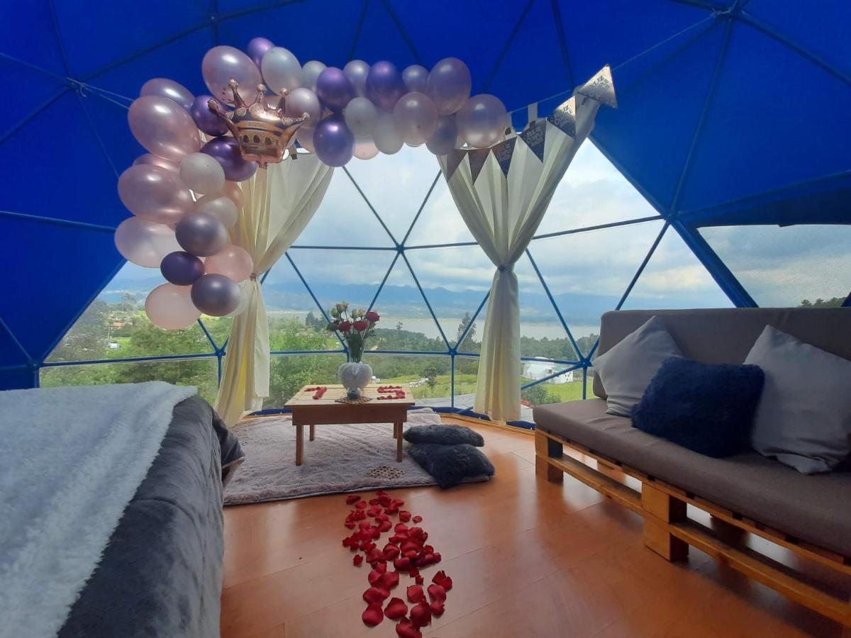 Отель Glamping Blue Гуатавита Экстерьер фото