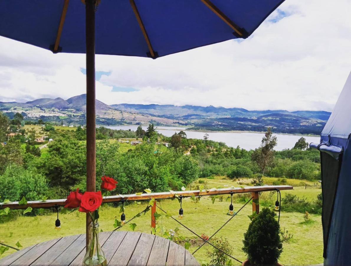 Отель Glamping Blue Гуатавита Экстерьер фото