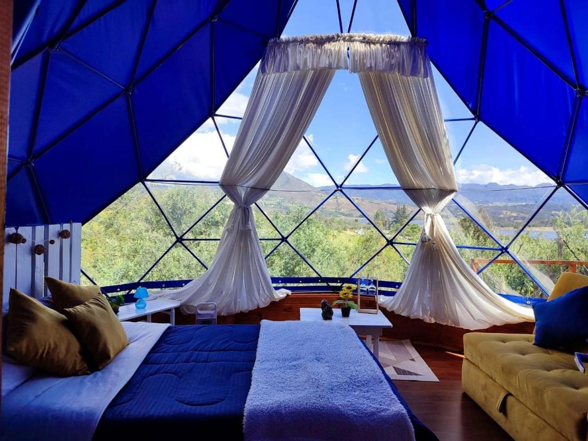 Отель Glamping Blue Гуатавита Экстерьер фото
