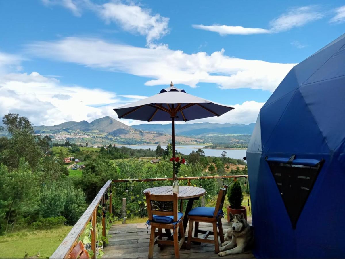 Отель Glamping Blue Гуатавита Экстерьер фото