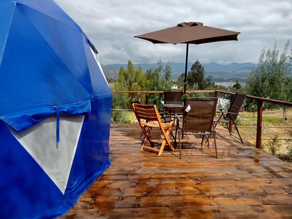 Отель Glamping Blue Гуатавита Экстерьер фото